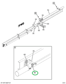 2224621C1 ROD  HANGER  UNDER BUMPER