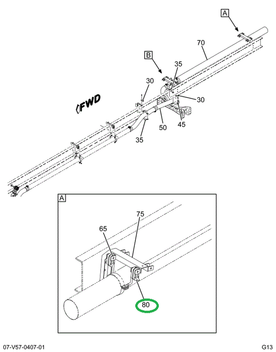 2224622C1 ROD  HANGER  UNDER BUMPER
