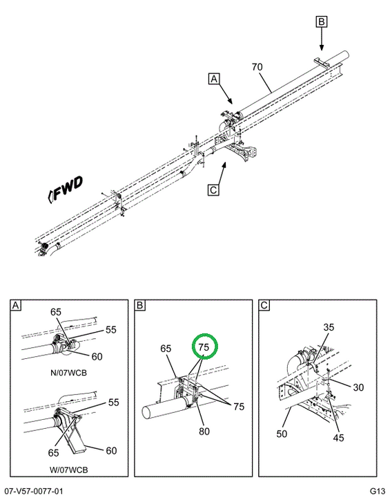2224659C1 SUPPORT, RR HANGER TOP