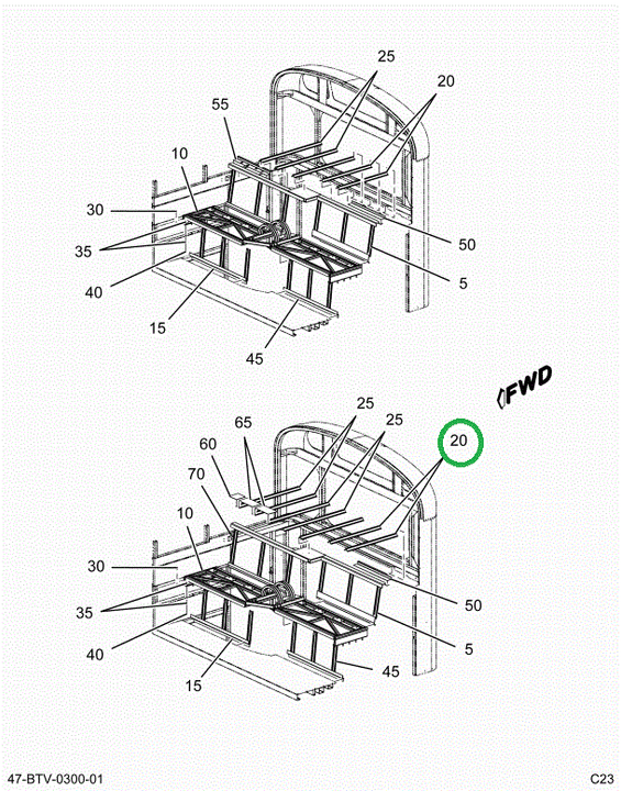2224689C2 Tube Assembly, Deck Fr
