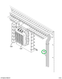 2224693C93 Harness, Heater Midship Left
