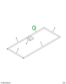 2224722C1 Tube, Fr Access Door Engine Up