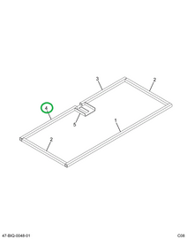 2224723C1 Tube, Front Access Door, Engin