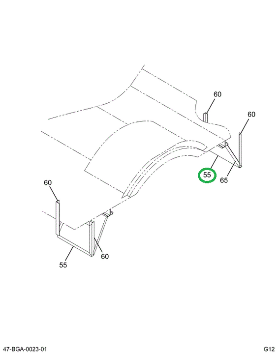 2224730C1 GUARD,MUD-GUARD METAL STANDARD