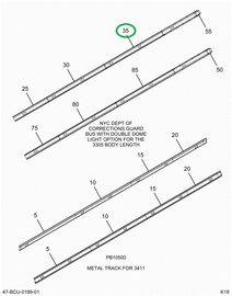 2224791C1 Bar, 2 Bow Metal Standard Dome