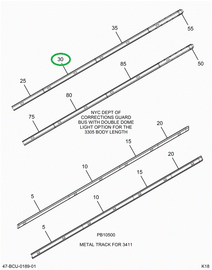 2224793C1 Bar, 4 Bow Metal Standard Dome
