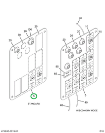2224856C3 Panel, Bus Body Switch Console