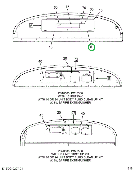 2224864C1 Sign Assembly, Destination Doo