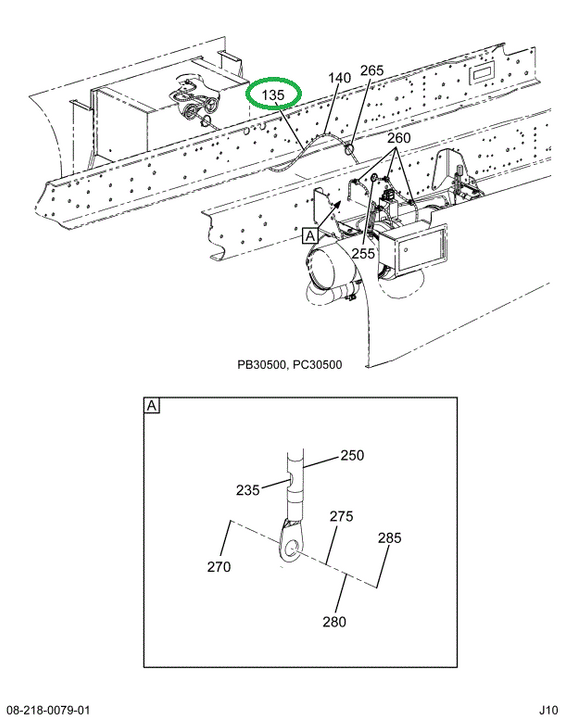 2224898C91 Cable Assembly, Jump Start Stu