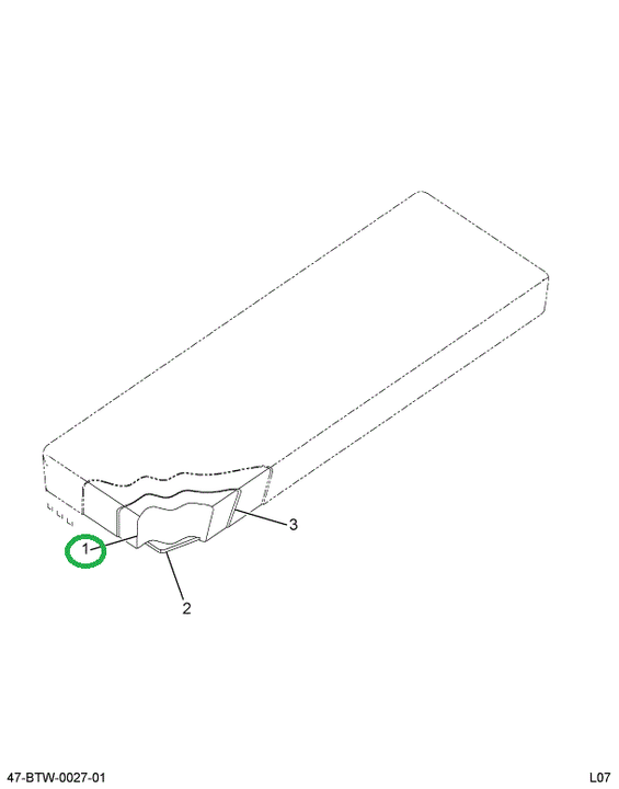 2225168C1 Foam, Seat Cushion, Bus