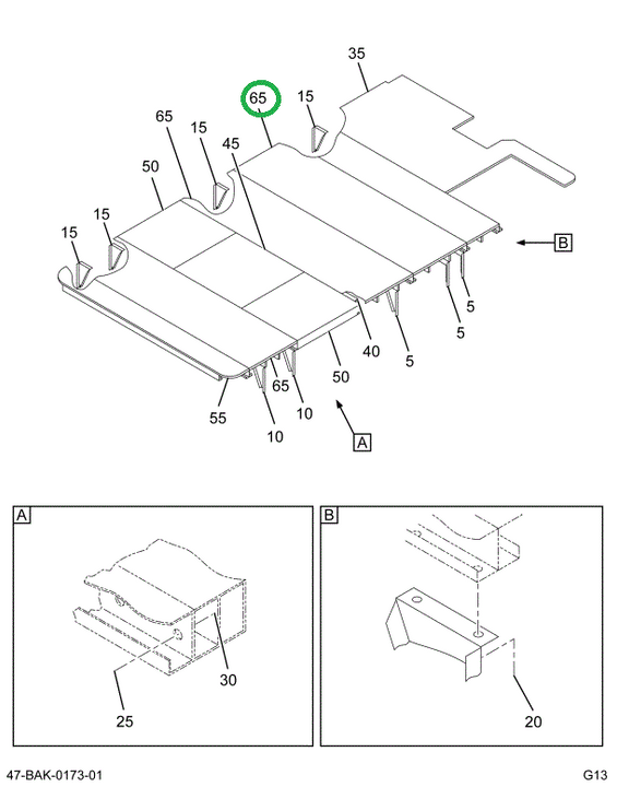 2225233C1 FLOORSCT,FLOOR-SECTION   ASSY