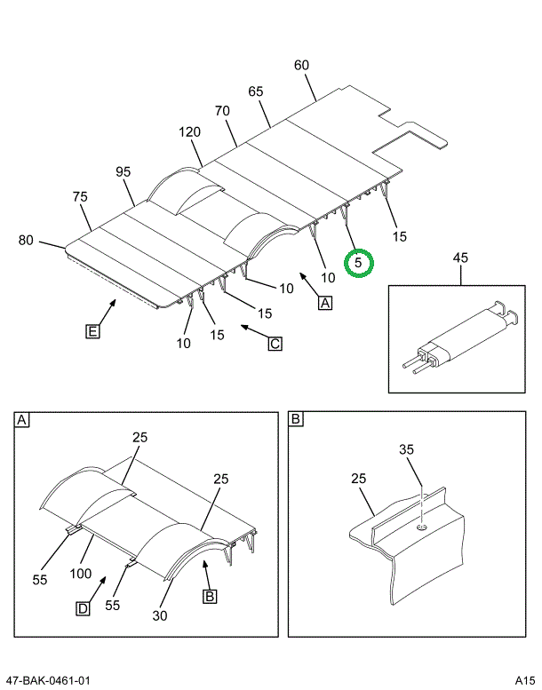 2225247C1 Brace, Skirt, 26 In Rh