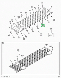 2225449C1 Brace, Skirt Fuel Tank Right