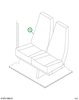 2225464C91 Seat Gray Right