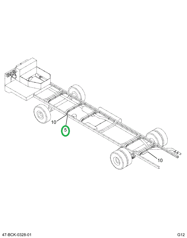 2225472C91 Harness, Transition Tire Chain