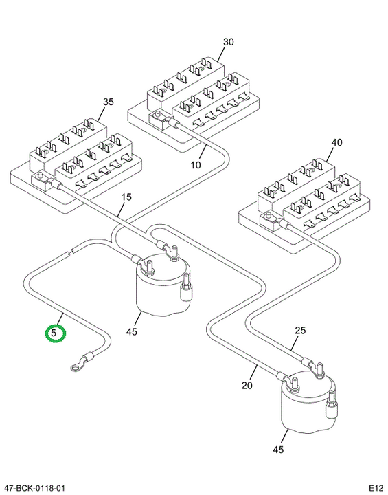 2225488C92 Cable, Power Feed 4 Gauge