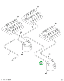 2225491C92 Cable, Power Feed 4 Gauge