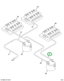 2225492C92 Cable, Power Feed 4 Gauge