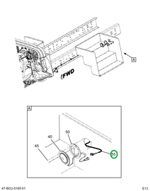 2225513C91 Harness, Transition Step Left