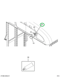 2225584C1 Plate, Mounting Horn