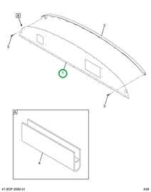 2225613C1 Panel, Bulkhead, W/ Glove Box