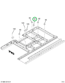 2226080C91 PAD  ASSY BODY ISOLATOR