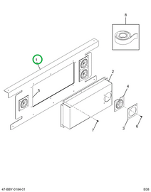 2226519C2 Panel, Luggage Box Pass Thru C