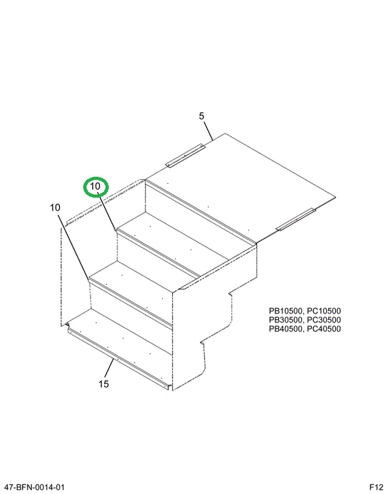 2226673C1 TREAD  STEP  TOP VINYL METALLI