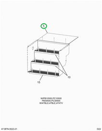 2227053C2 Plate, Wear, Door, Vinyl Non-m
