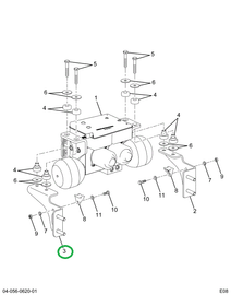 2227224C1 Support, Bracket Front