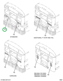 2227225C1 LIGHT  BACKUP W/ 7 LENS