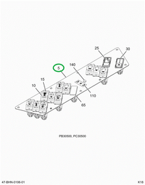 2227305C2 Panel, Drive Console, Left