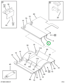 2227359C1 BRACE  SKIRT GAS TANK RIGHT HA