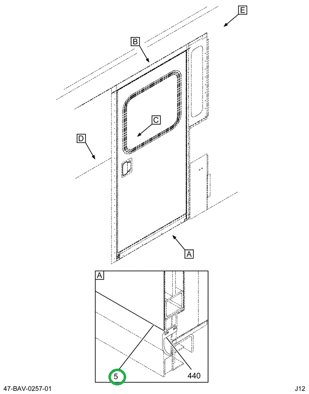 2227538C2 Casing, Door Manual Alternate