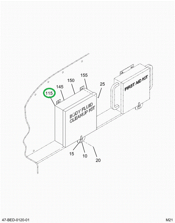 2227573C1 Kit, Bloodborn Body Fluid