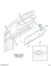 2227732C92 COMPARTMENT W/ DOME AND LOCK