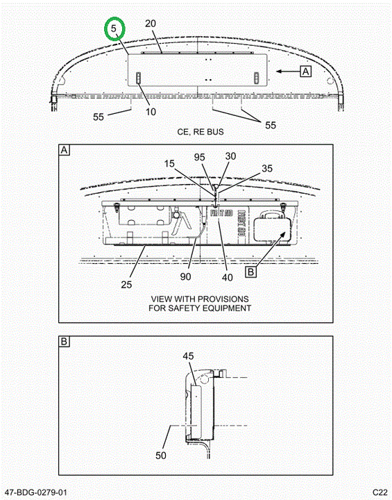 2227734C2 Door, Sign Assembly Destinatio