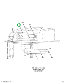 2227753C93 Compartment Assembly W/dome, T