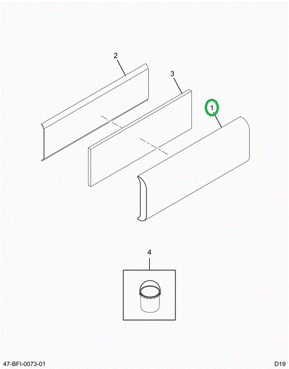 2227880C1 Upholstery Shoulder- Rail