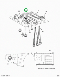 2228067C1 ACTUATOR ROCKER REAR ROW DOME