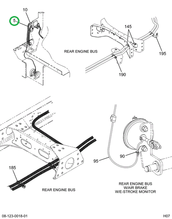 2228134C92 Harness, Chassis W/abs6 Air Br