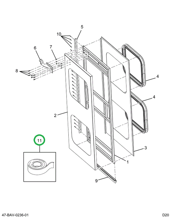 2228156C1 Fastener, Tape