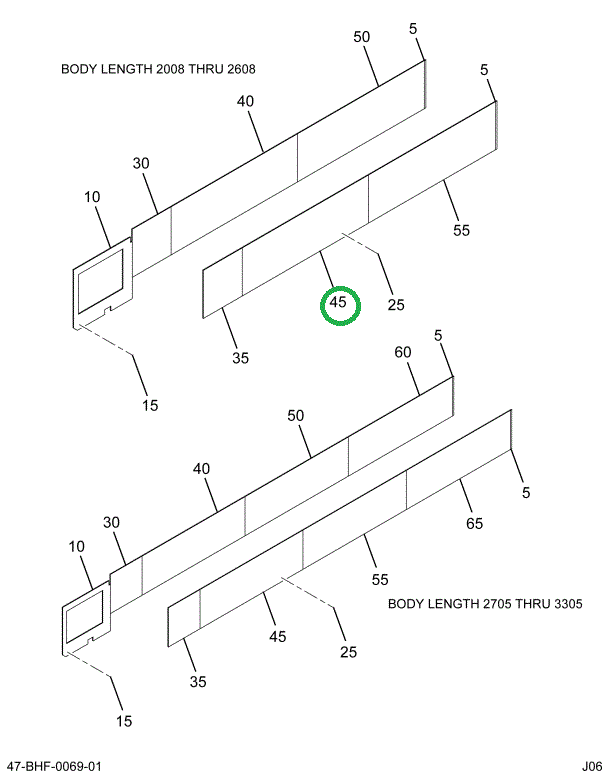 2228167C1 Lining Lower Oval Window 3 Bow