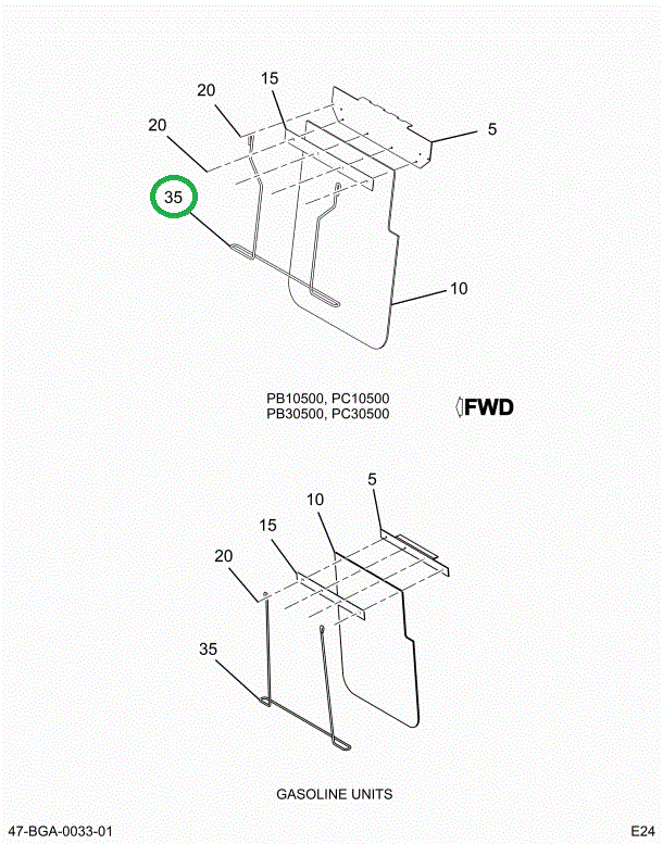 2228273C2 BRACE, BUS BODY, REAR TUBULAR