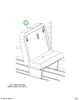 2228510C91 Seat, 4- Leg L 3pt 39 Inch 42p