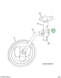 2228688C1 Post, Mounting Mirror Stainles