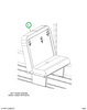 2228900C91 Seat, 4- Leg Vinyl