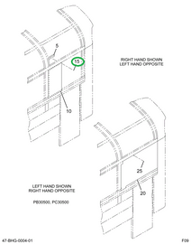 2228901C2 PANEL, BUS BODY, LEFT HAND RE