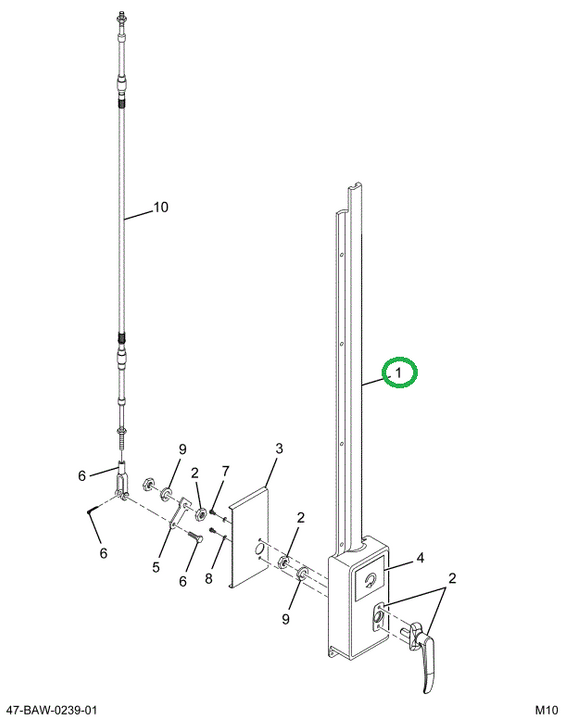 2228917C2 COVER  EMER CHILD RELEASE ELEC