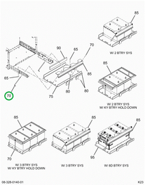 2228988C1 ROD  BATTERY HOLD DOWN